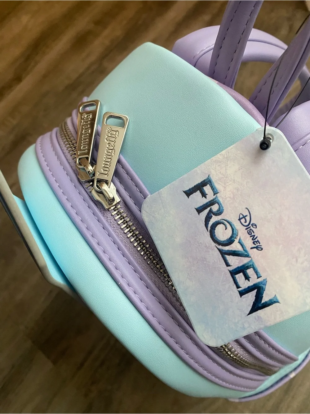 Frozen Castle Loungefly Disney backpack with tags
